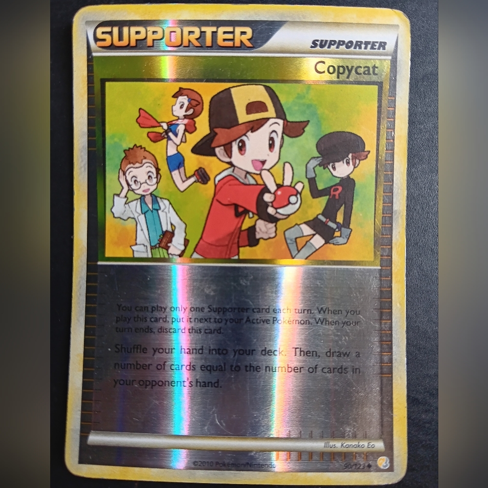 Copycat Supporter Pokemon Card - HeartGold & SoulSilver - 90/123 Reverse Holo
